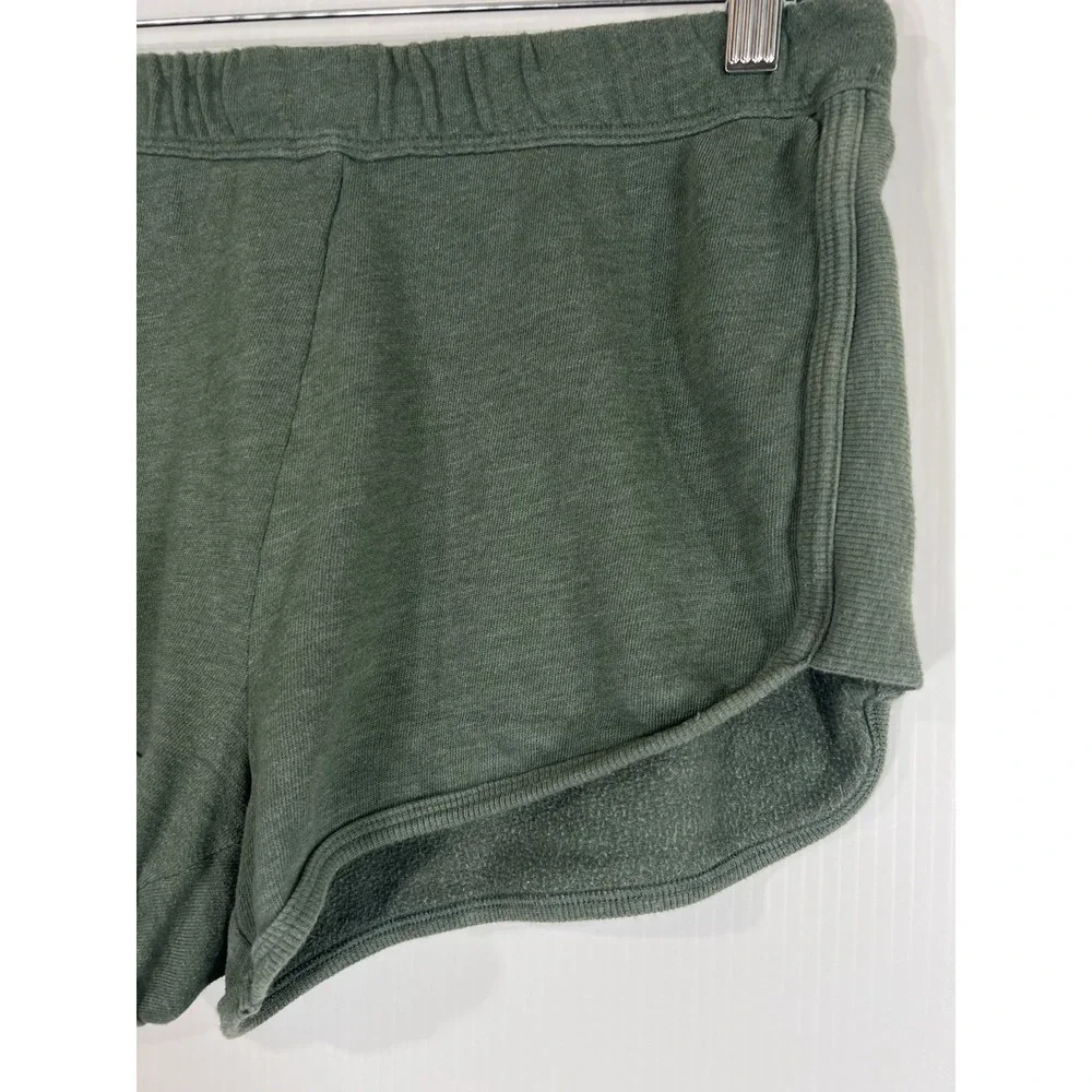Victoria Sport Y2K Dolphin Mini Micro Shorts Size S Green Drawstring‎ Booty Camp